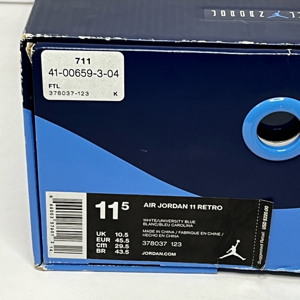 Nike Air Jordan 11 Retro Size 11.5 w/ Box EUC - Picture 14 of 16